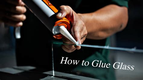 how to glue glass permanently